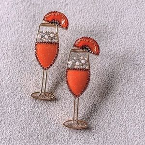 Baublebar | Aperol Spritz Earrings